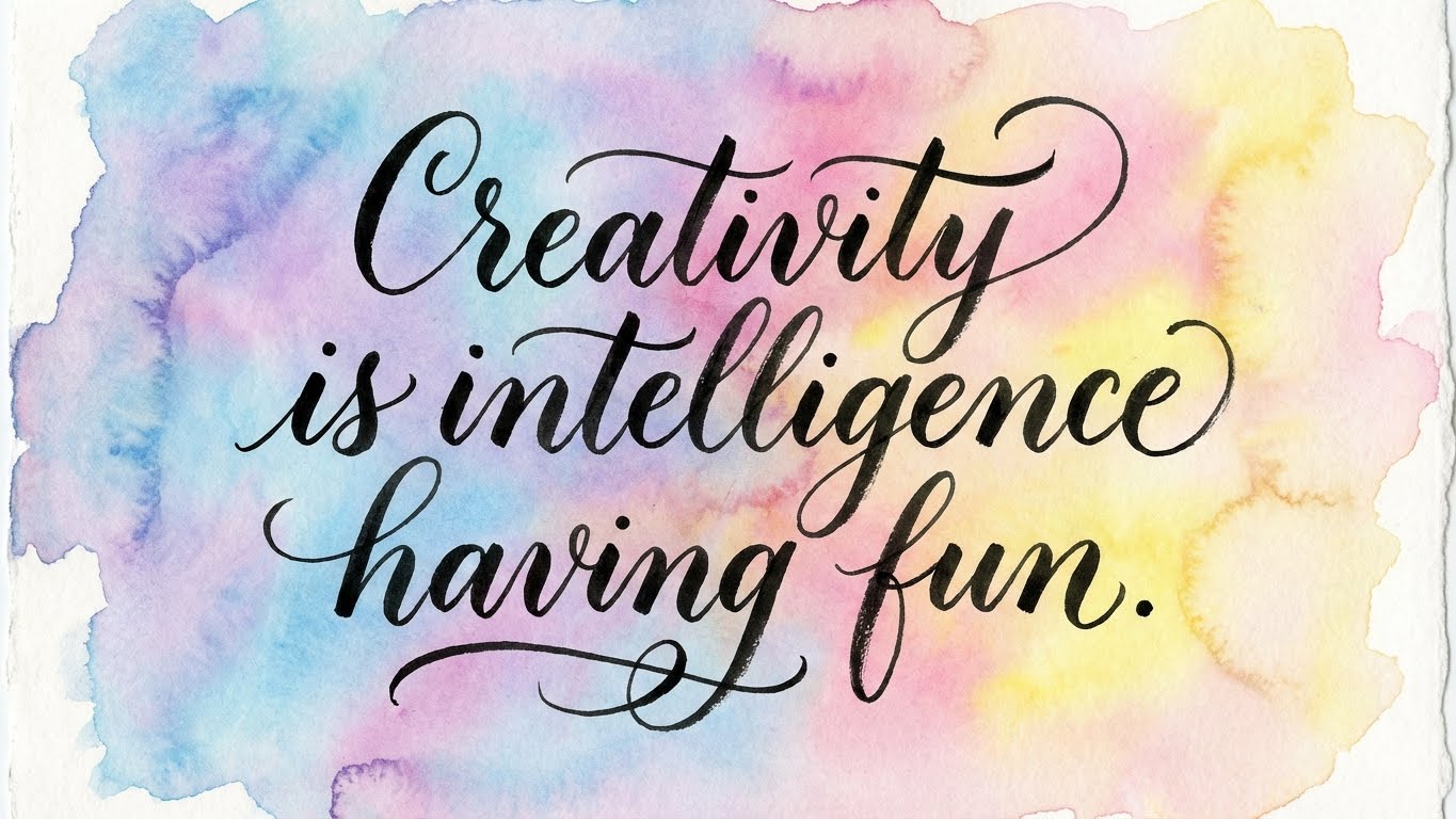 Serene Watercolor Calligraphy Quote Art Generator